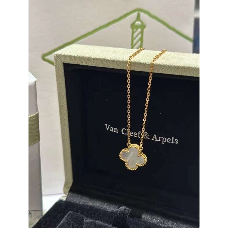 Van Cleef and Arpels Four Leaf Clover Necklace JWL00167 Marcatcom