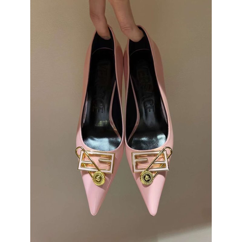 Versace High Heeled Pointed Shoes SHS05175