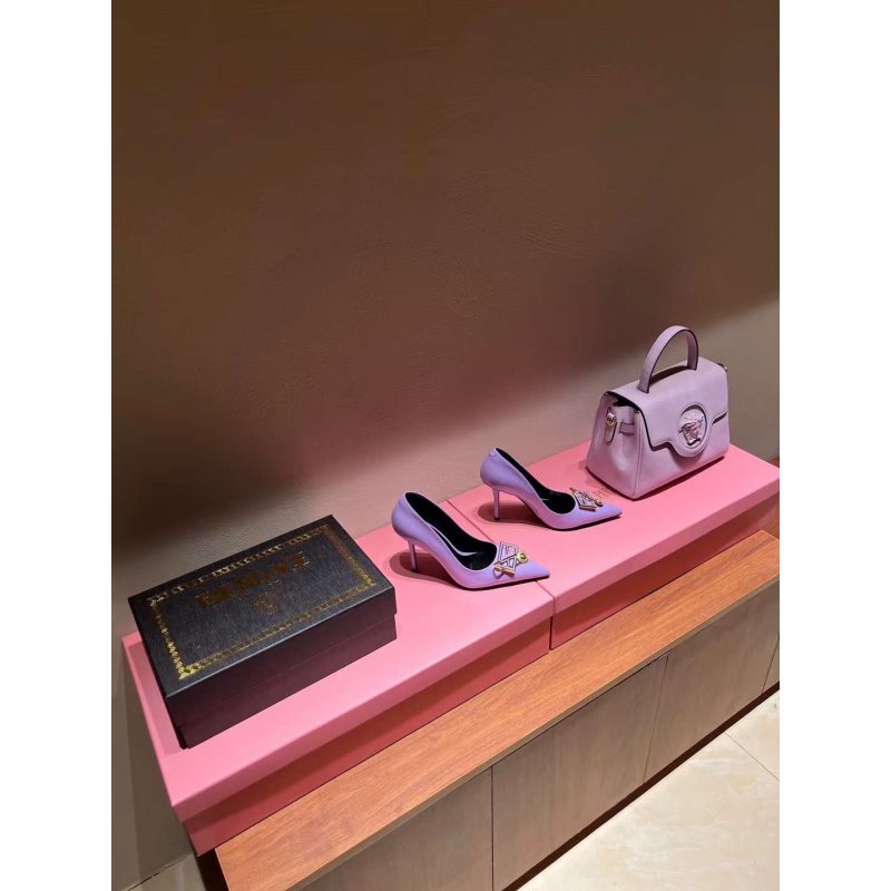 Versace High Heeled Pointed Shoes SHS05176