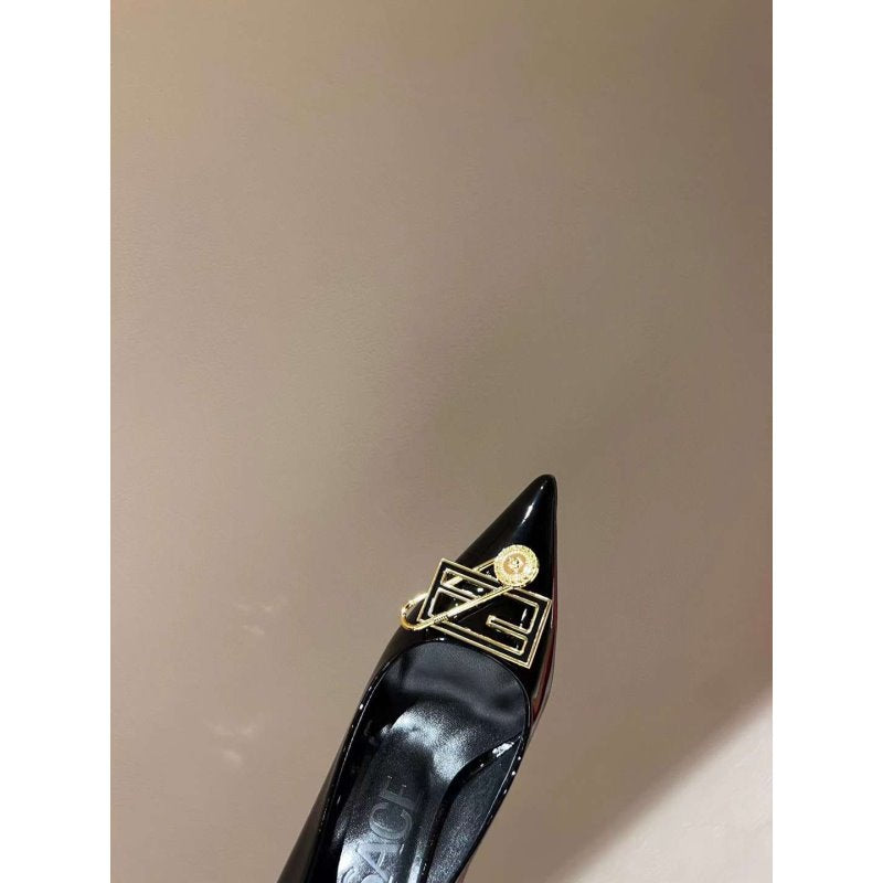 Versace High Heeled Pointed Shoes SHS05177