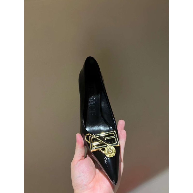 Versace High Heeled Pointed Shoes SHS05177