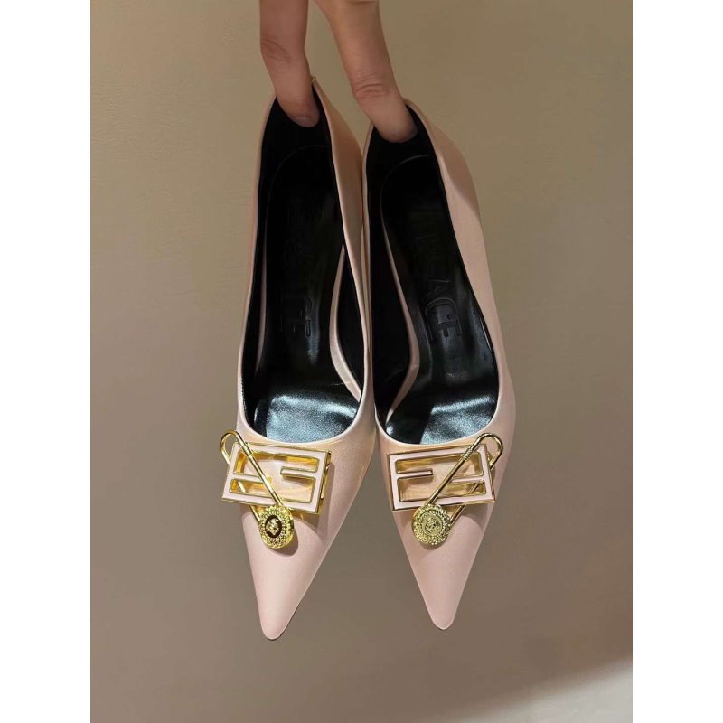 Versace High Heeled Pointed Shoes SHS05178