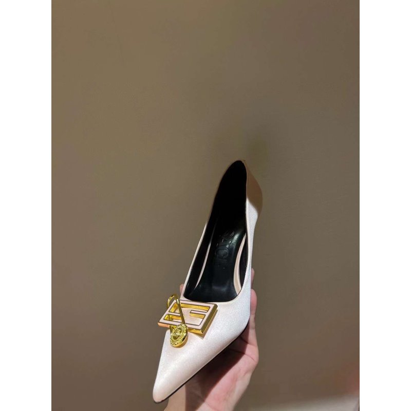 Versace High Heeled Pointed Shoes SHS05178