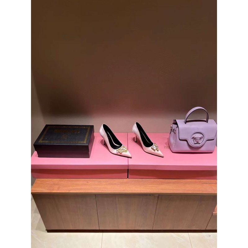 Versace High Heeled Pointed Shoes SHS05178