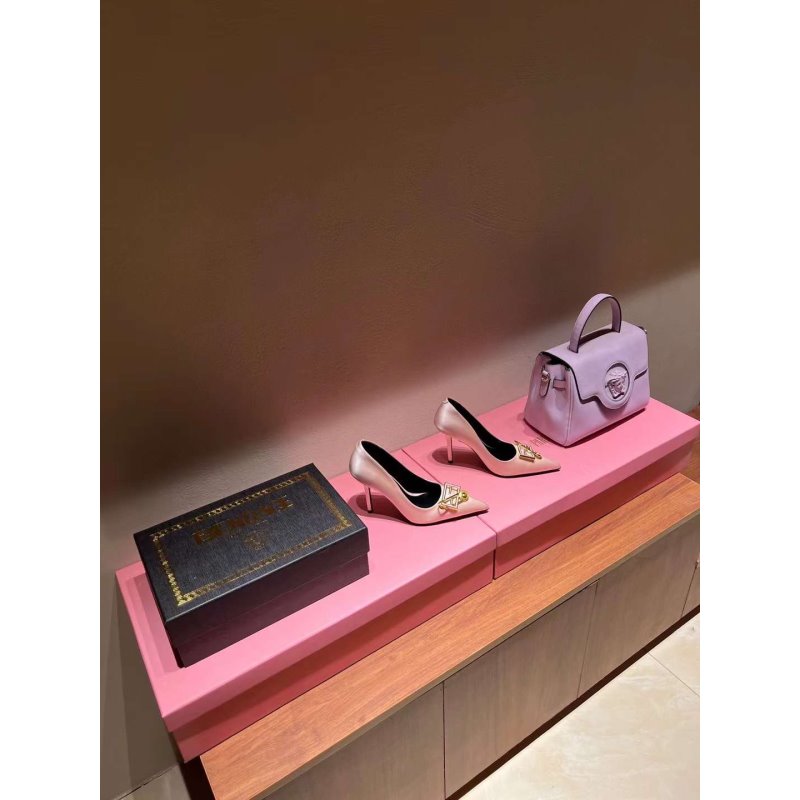Versace High Heeled Pointed Shoes SHS05178