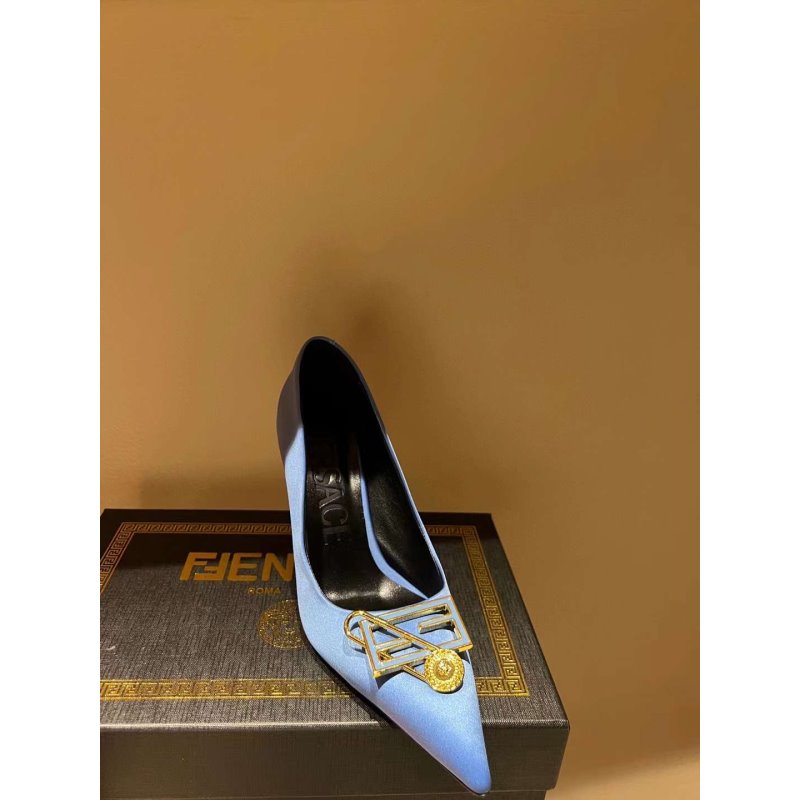 Versace High Heeled Pointed Shoes SHS05179
