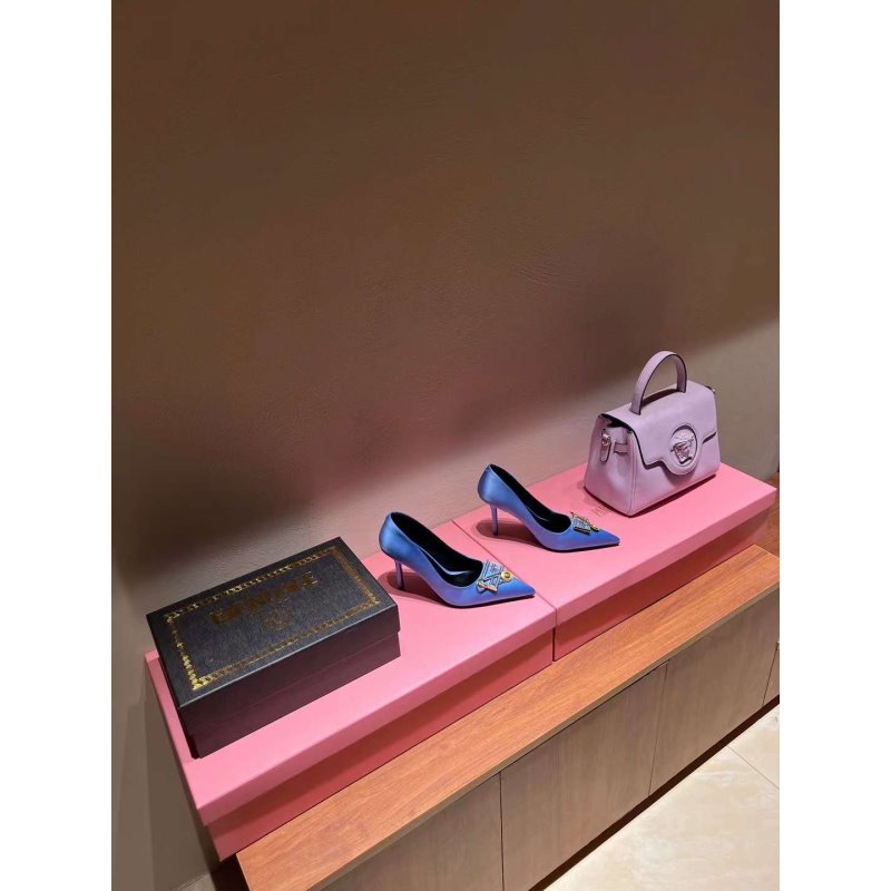 Versace High Heeled Pointed Shoes SHS05179