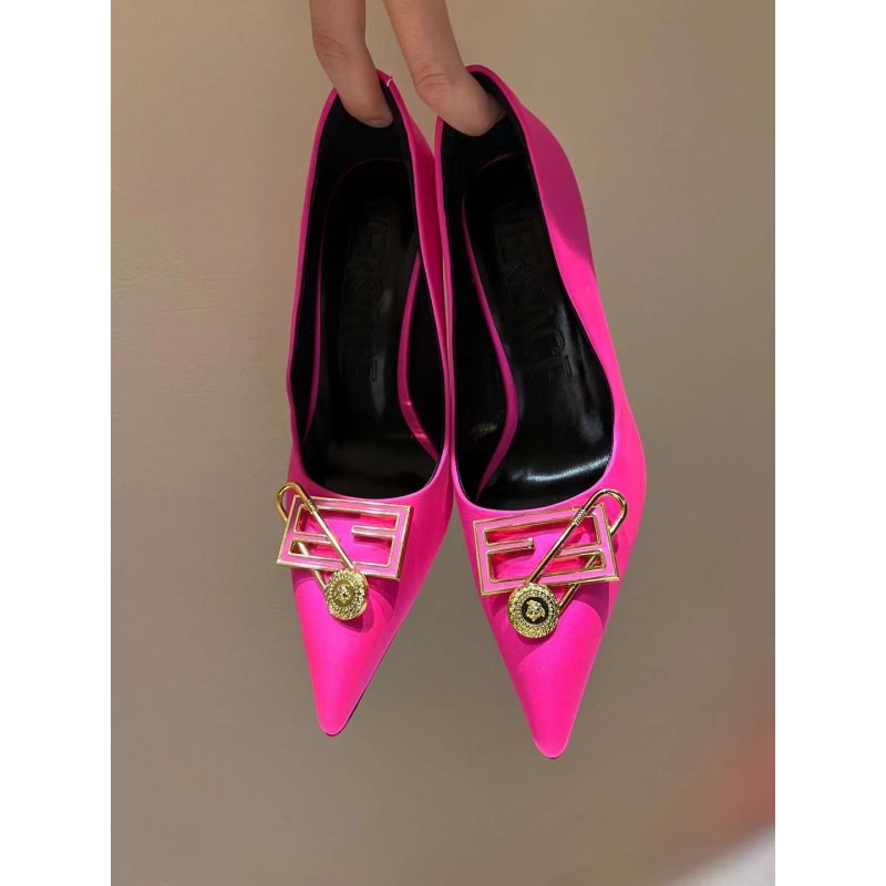 Versace High Heeled Pointed Shoes SHS05180