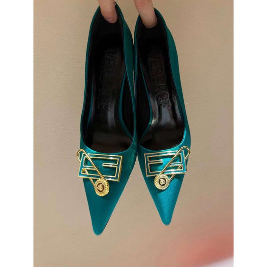 Versace  High Heeled Pointed  Shoes SHS05181
