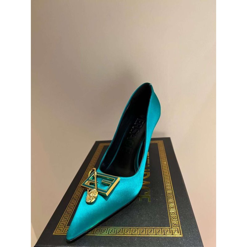 Versace High Heeled Pointed Shoes SHS05181
