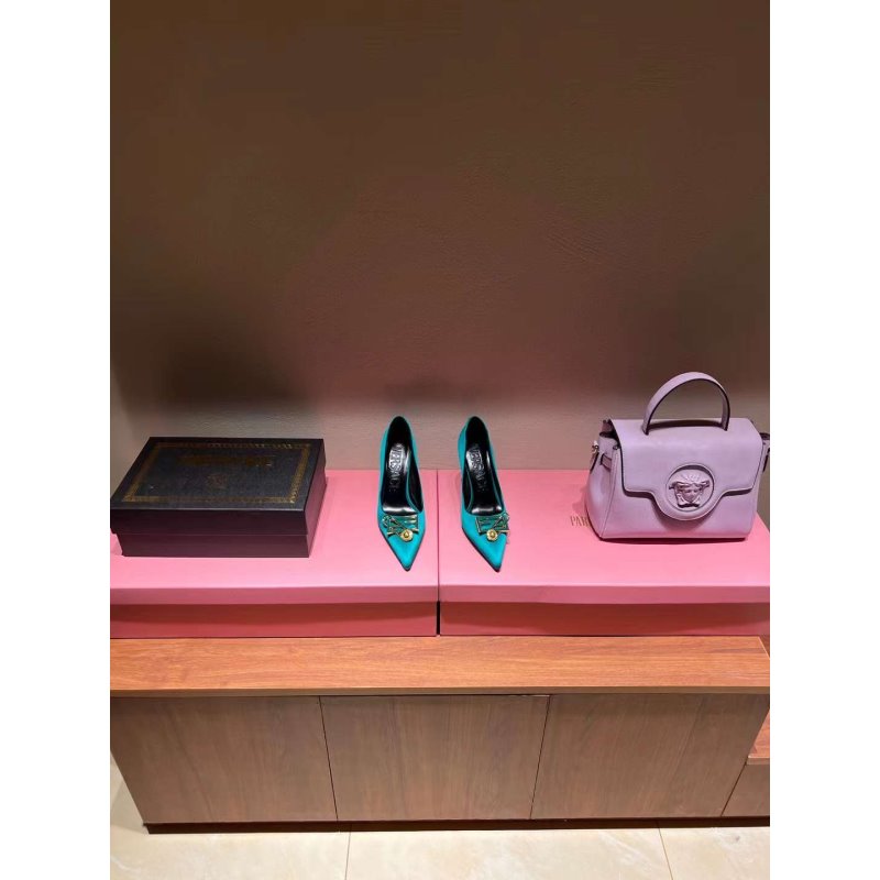 Versace High Heeled Pointed Shoes SHS05181