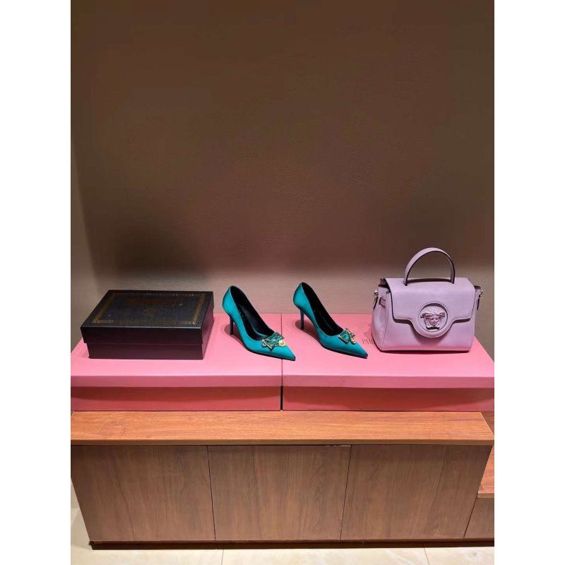 Versace High Heeled Pointed Shoes SHS05181