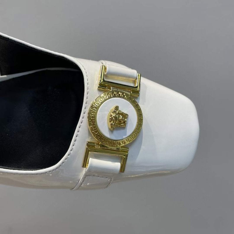 Versace Square Head Heeled Sandals SHS05144