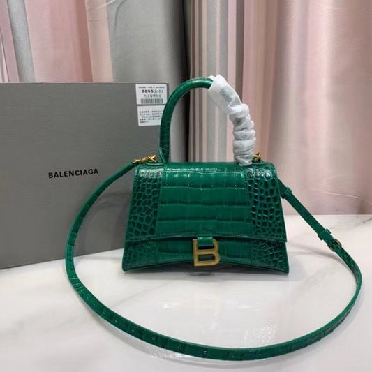 Balenciaga Green Hourglass Tote Bag BLCG0200