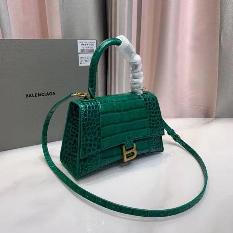 Balenciaga Green Hourglass Tote Bag BLCG0200