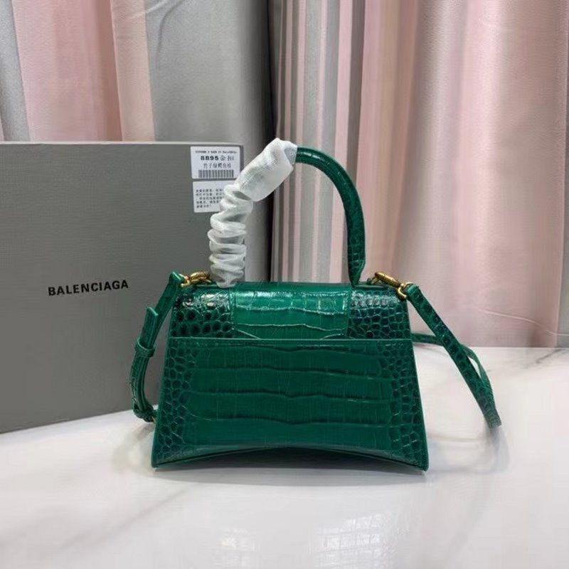 Balenciaga Green Hourglass Tote Bag BLCG0200