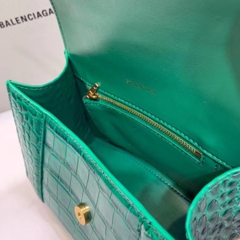 Balenciaga Green Hourglass Tote Bag BLCG0200