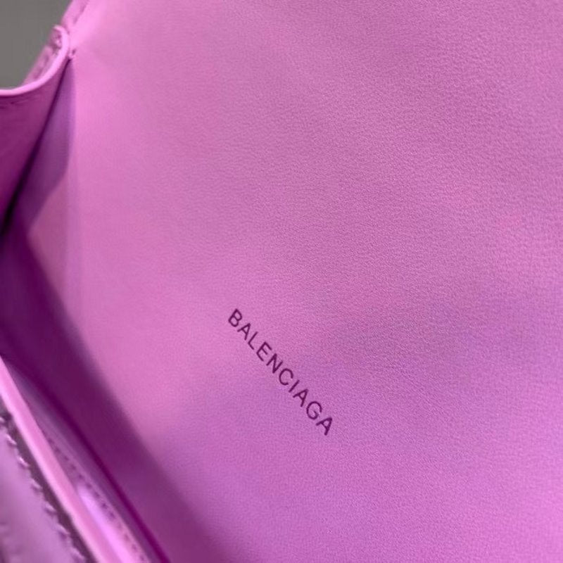 Balenciaga Purple Hourglass Tote Bag BLCG0195