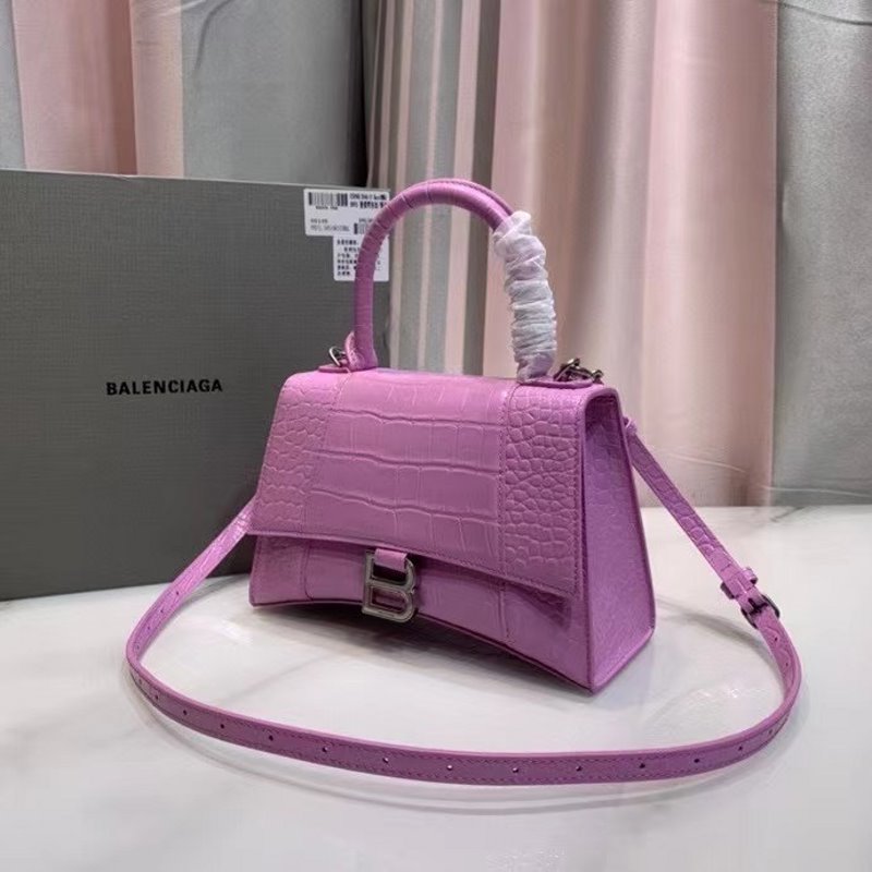 Balenciaga Purple Hourglass Tote Bag BLCG0196