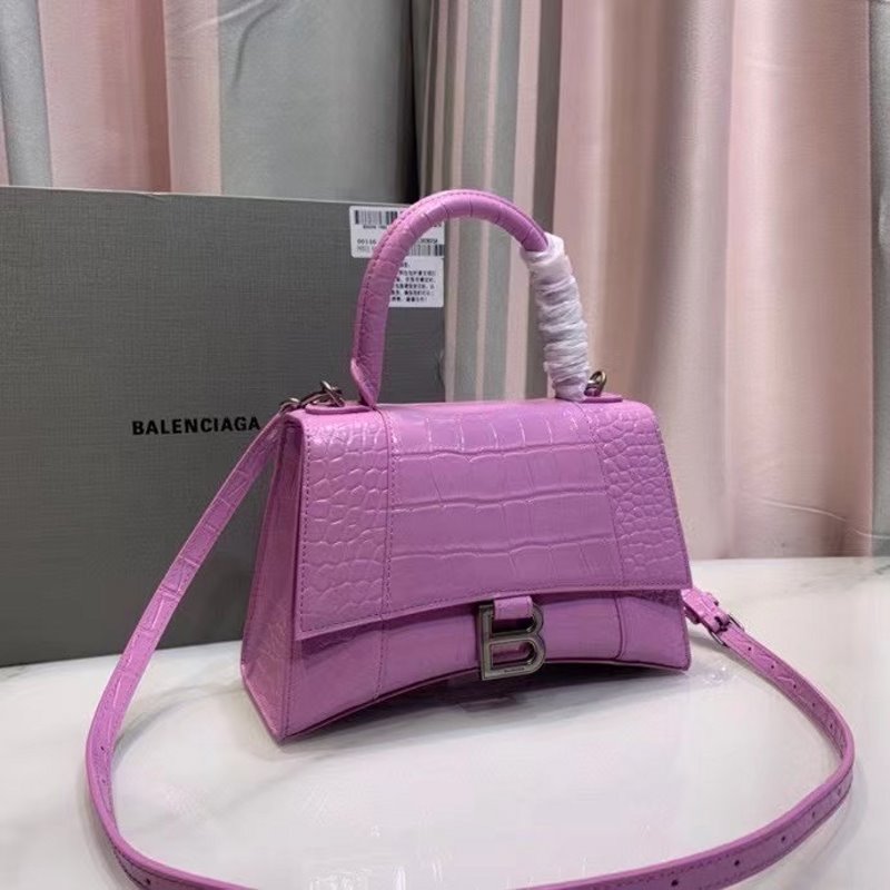 Balenciaga Purple Hourglass Tote Bag BLCG0196