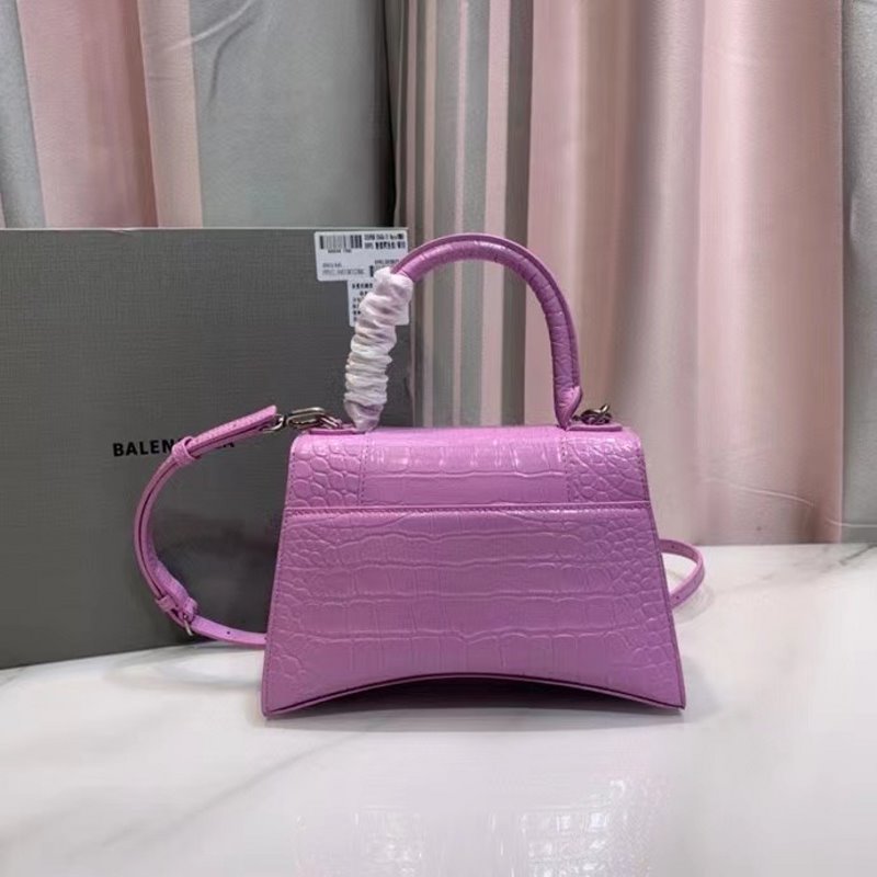 Balenciaga Purple Hourglass Tote Bag BLCG0196