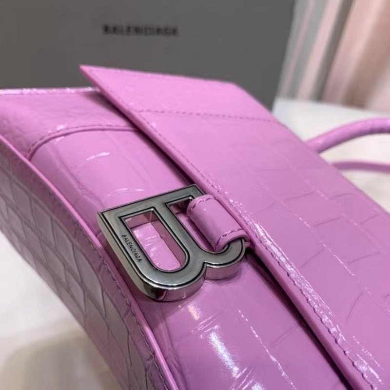 Balenciaga Purple Hourglass Tote Bag BLCG0196