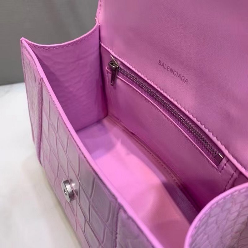 Balenciaga Purple Hourglass Tote Bag BLCG0196