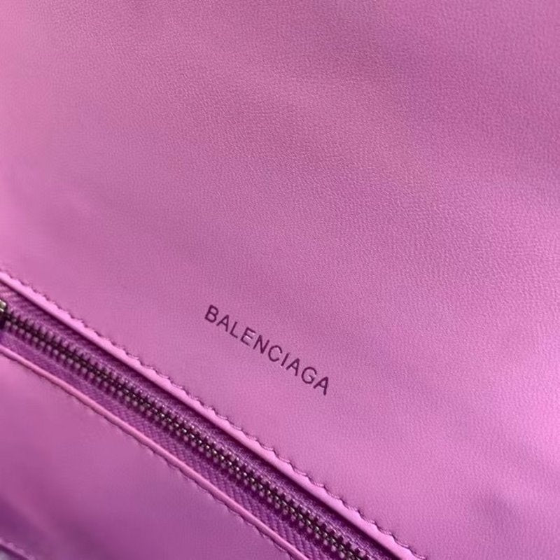 Balenciaga Purple Hourglass Tote Bag BLCG0196