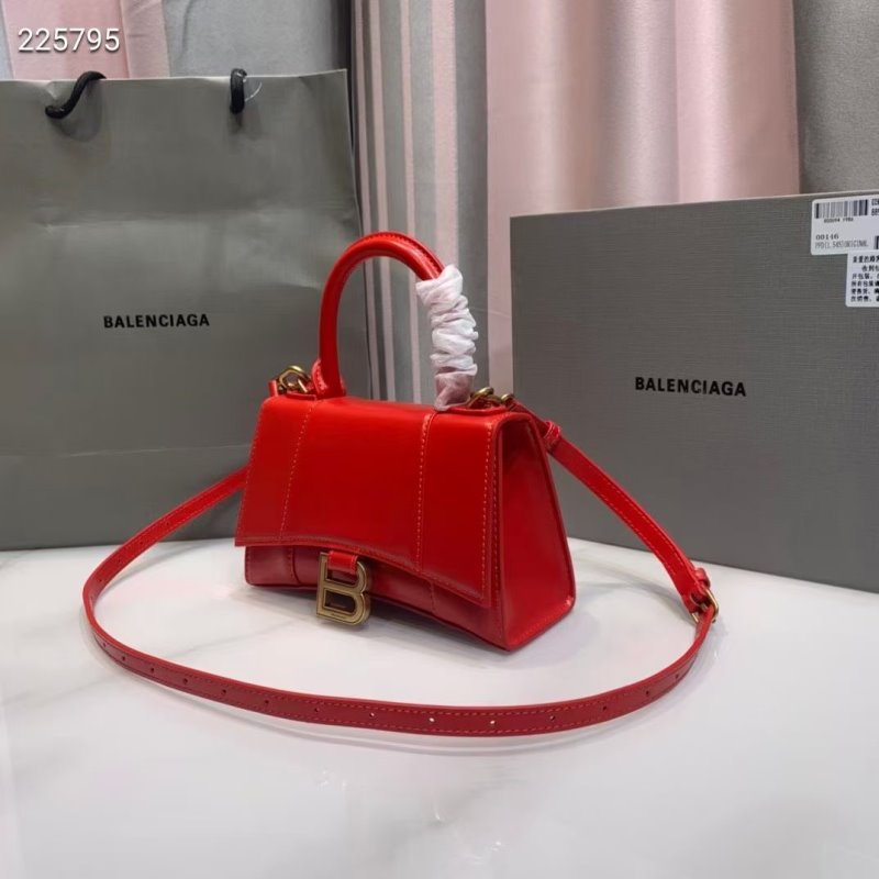 Balenciaga Red Hourglass Tote Bag BLCG0188