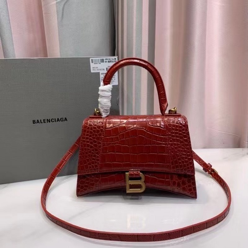 Balenciaga Red Hourglass Tote Bag BLCG0190