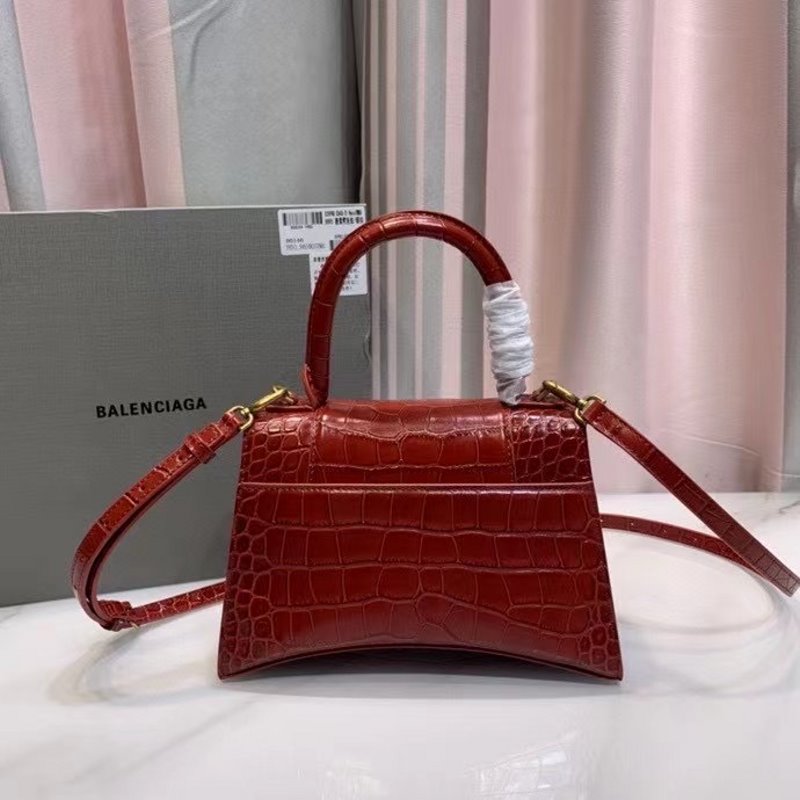 Balenciaga Red Hourglass Tote Bag BLCG0190