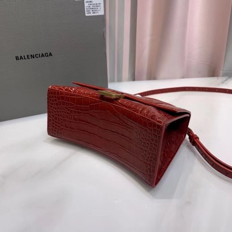 Balenciaga Red Hourglass Tote Bag BLCG0190