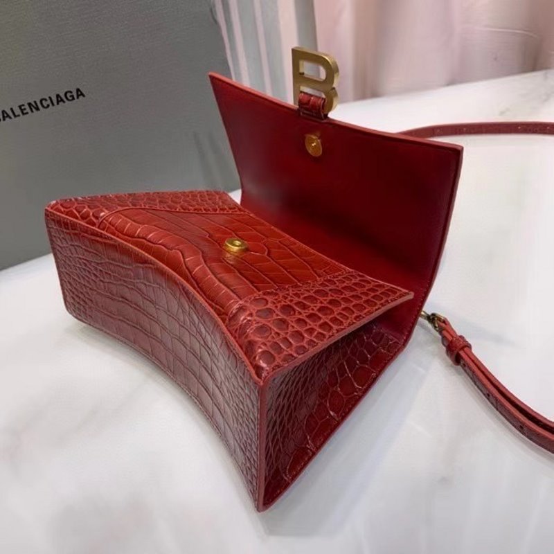 Balenciaga Red Hourglass Tote Bag BLCG0190