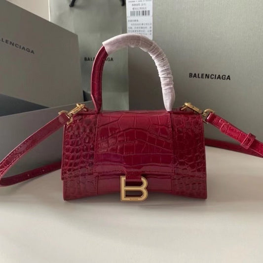 Balenciaga Red Hourglass Tote Bag  BLCG0239