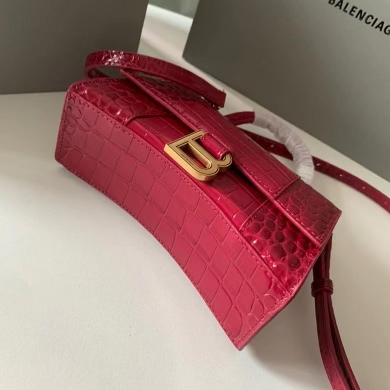 Balenciaga Red Hourglass Tote Bag  BLCG0239