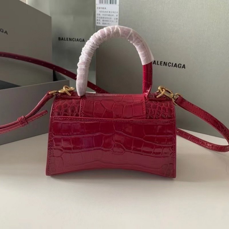 Balenciaga Red Hourglass Tote Bag  BLCG0239