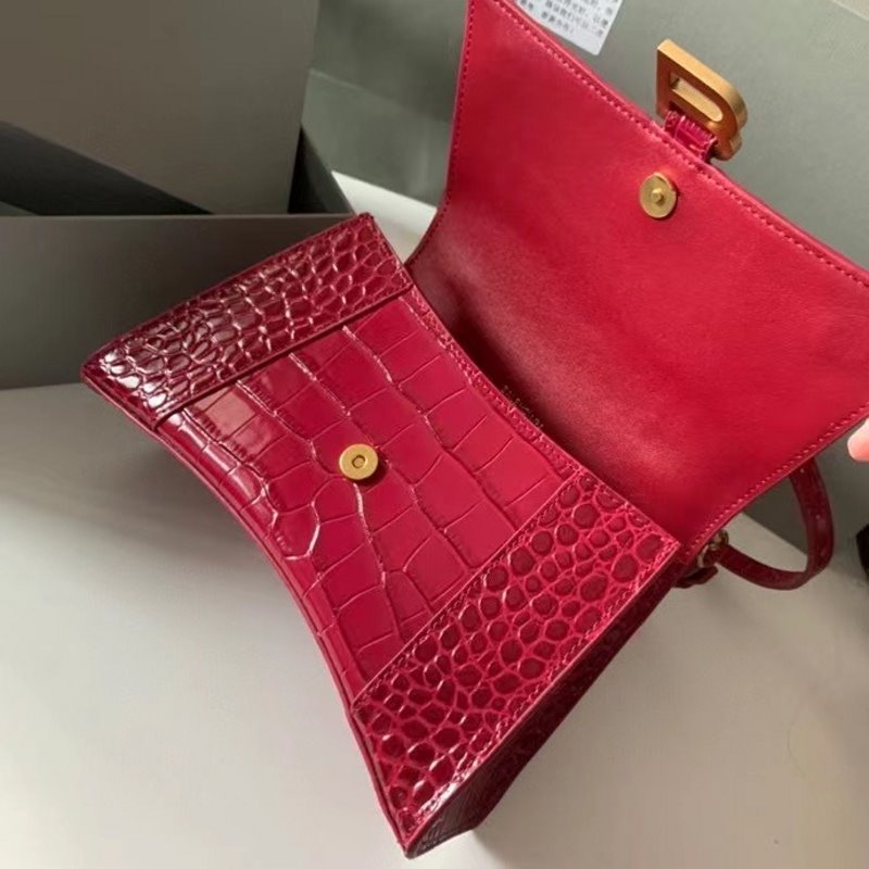 Balenciaga Red Hourglass Tote Bag  BLCG0240