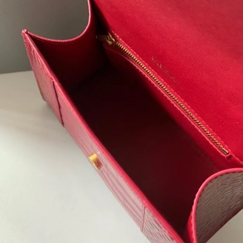 Balenciaga Red Hourglass Tote Bag  BLCG0240