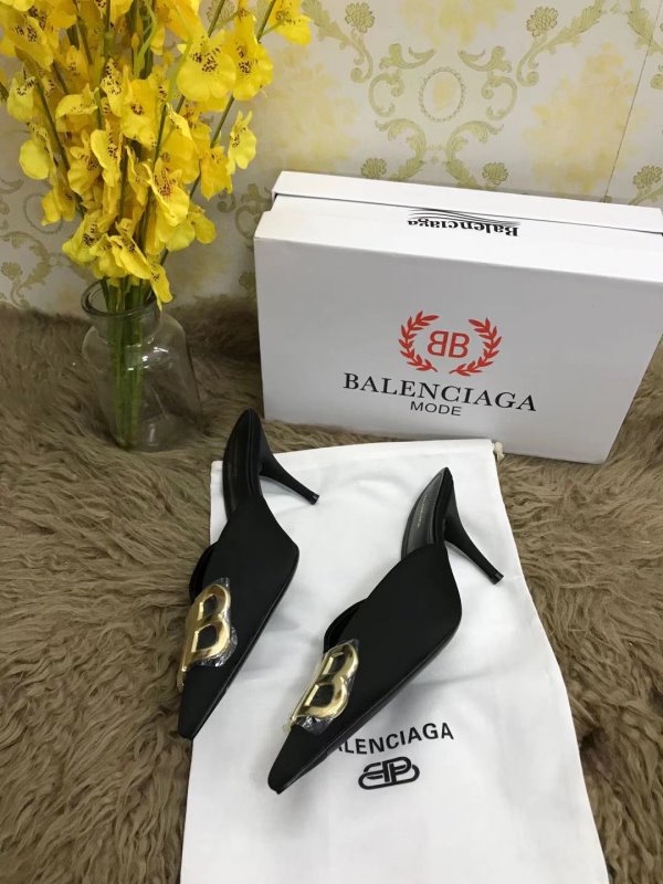 Balenciaga Satin Mule SHS02942