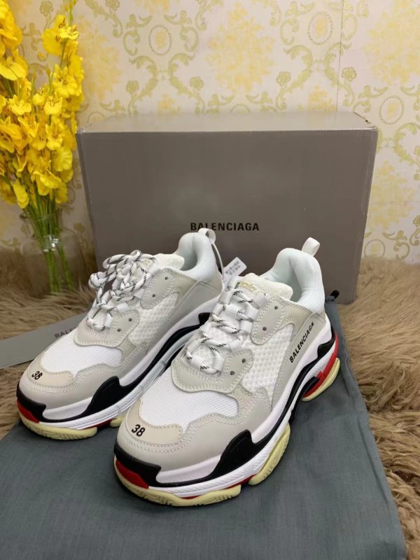 Balenciaga White Shoes SHS02553