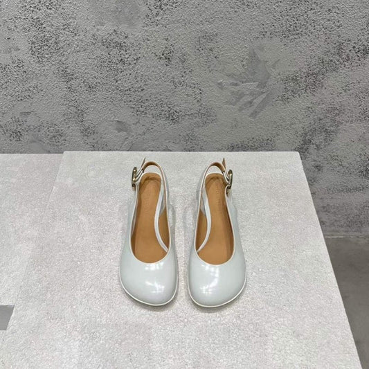 Bottega Veneta Round Head Heeled Sandals SH010021