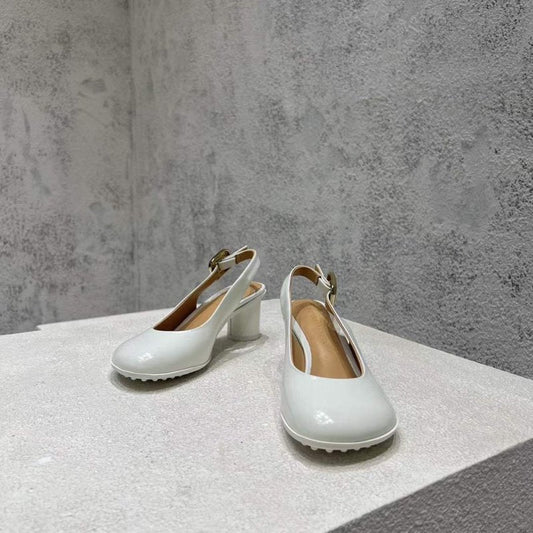 Bottega Veneta Round Head Heeled Sandals SH010021