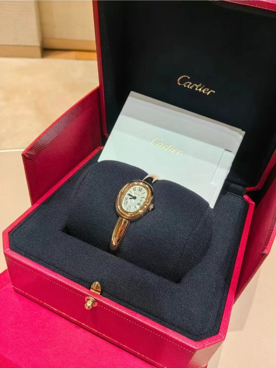 Cartier Baignoire Bath Series Wrist Watch WTJN25110