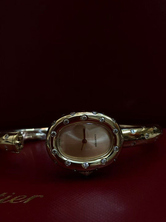 Cartier Moissanite Diamonds Wrist Watch WTJN25099