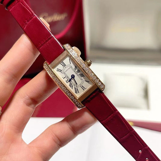Cartier Tank Americaine De Wrist Watch WTJN25115