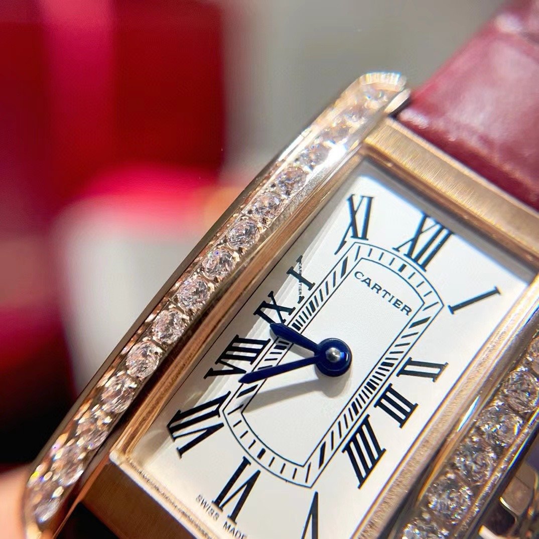 Cartier Tank Americaine De Wrist Watch WTJN25115