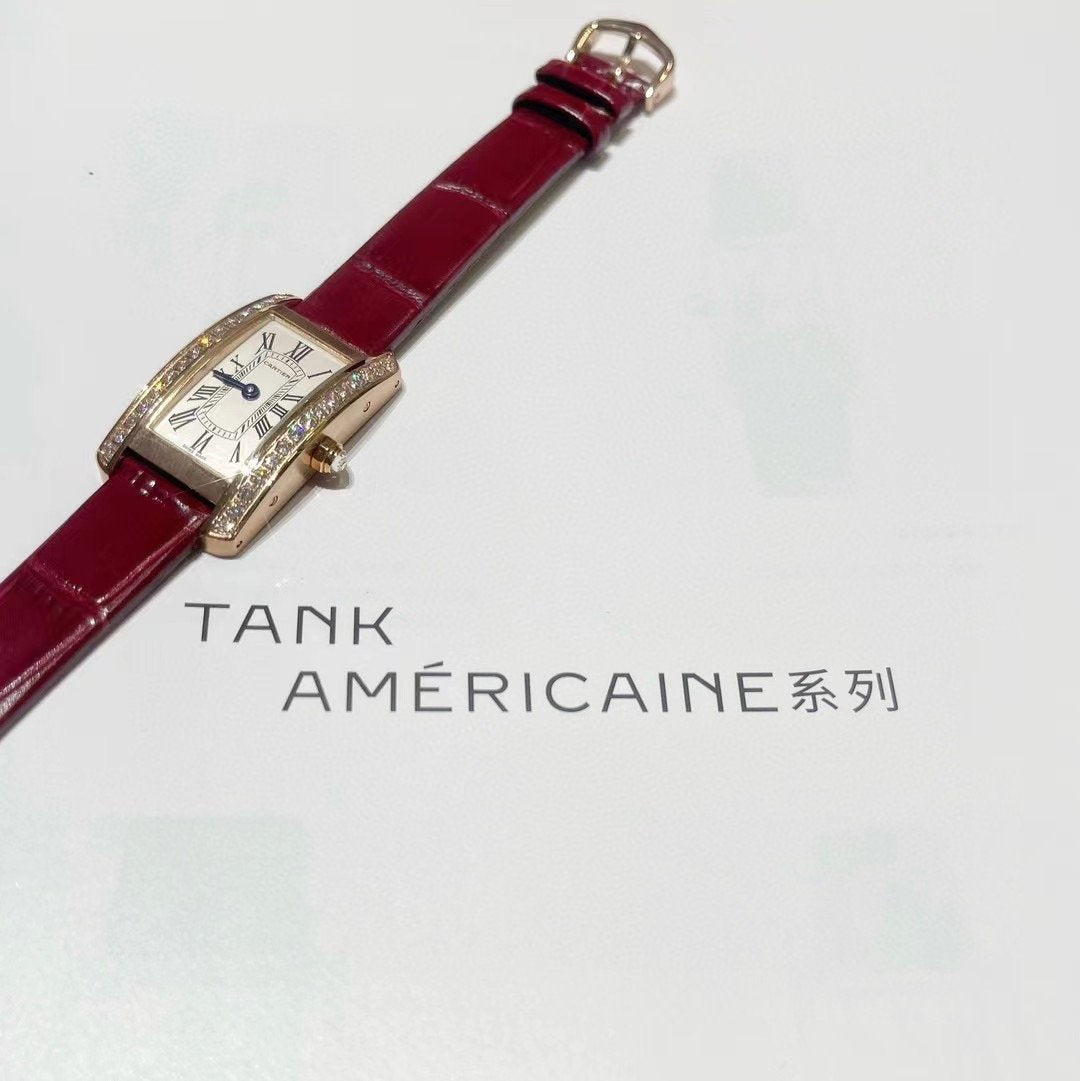Cartier Tank Americaine De Wrist Watch WTJN25115