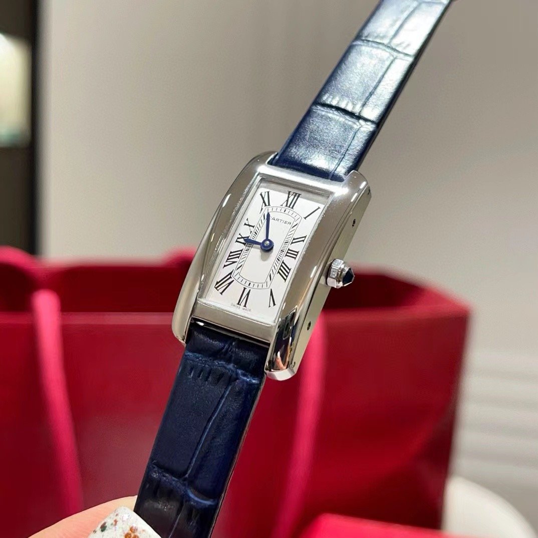Cartier Tank Americaine De Wrist Watch WTJN25116