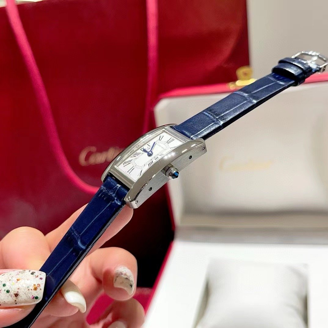 Cartier Tank Americaine De Wrist Watch WTJN25116