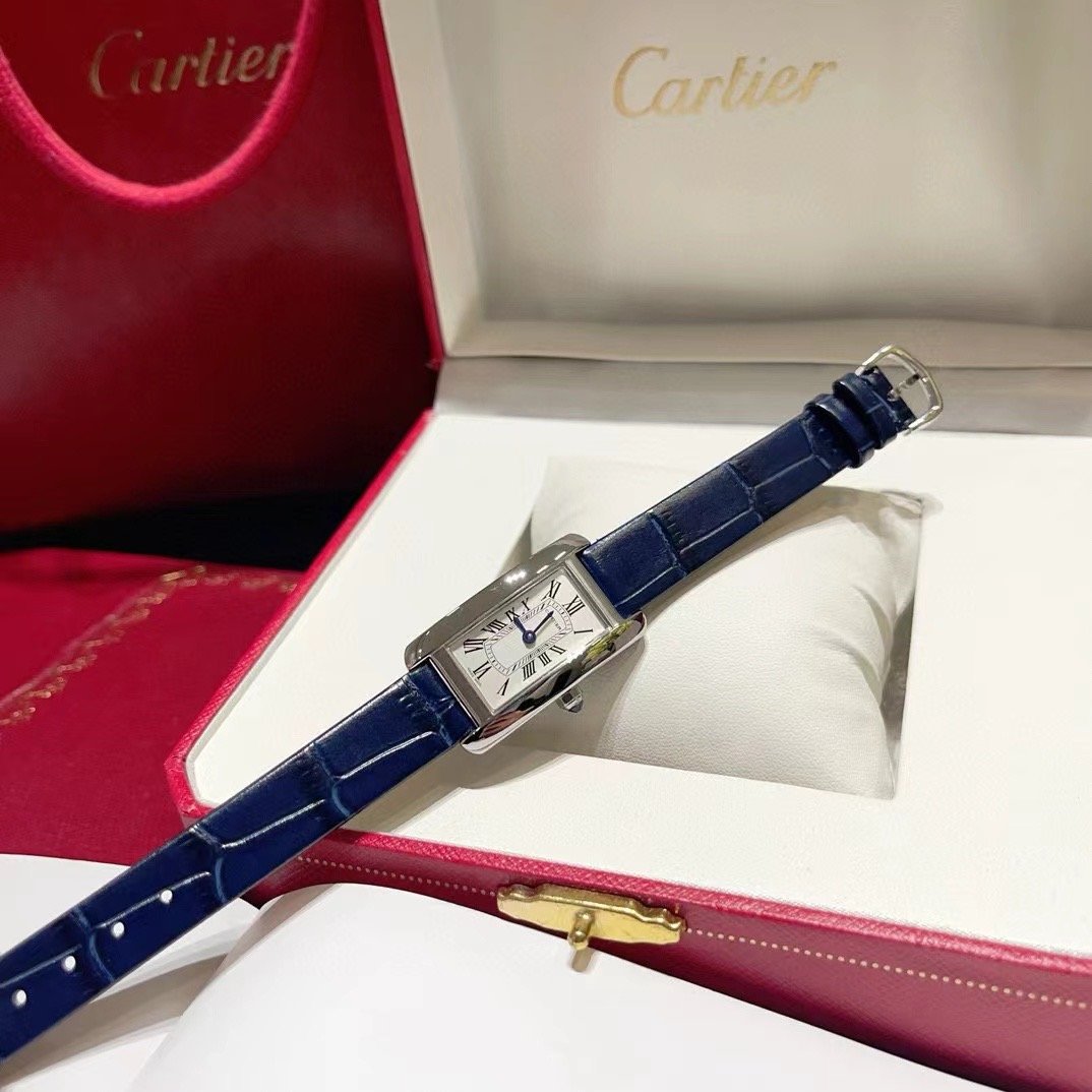 Cartier Tank Americaine De Wrist Watch WTJN25116